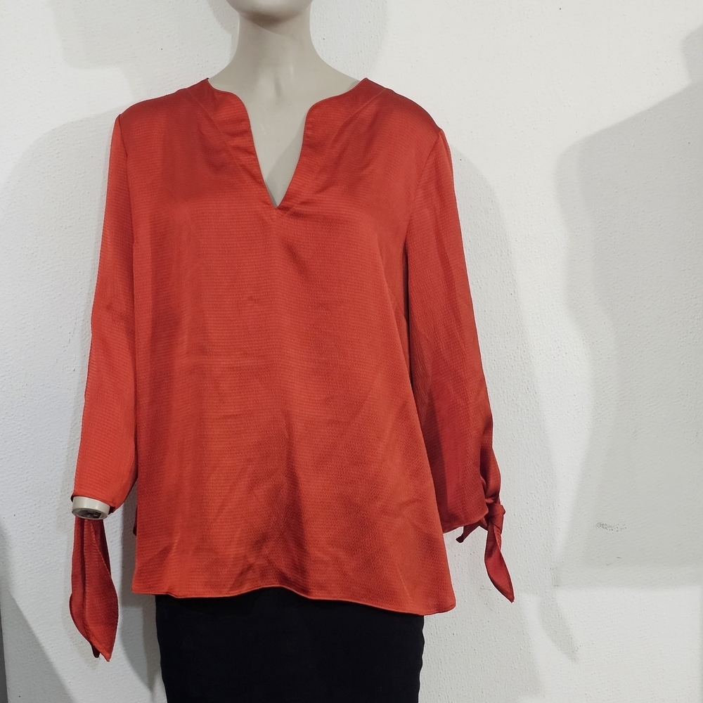 MICHARL KORS-Elegant Red Women's Top